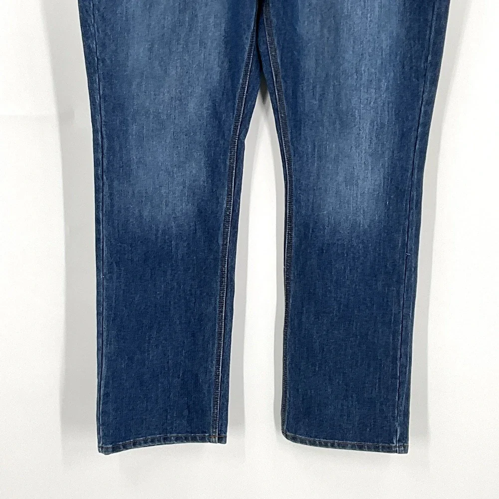RedHead Brand Co Mens Jeans Men Straight Leg‎ Blue 44x34 Workwear Denim